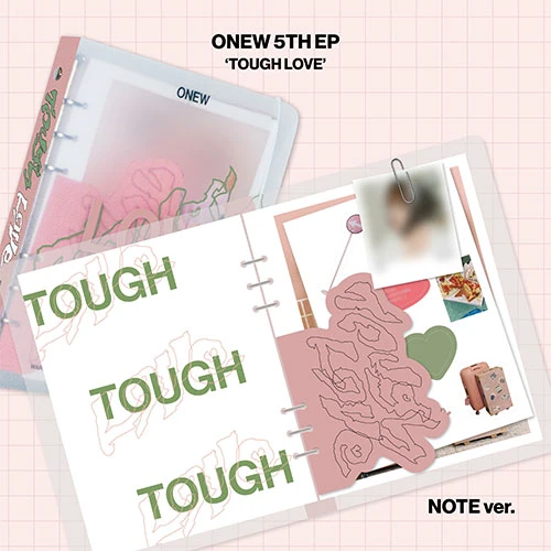 ONEW - Mini Album 5 TOUGH LOVE (NOTE Ver.)