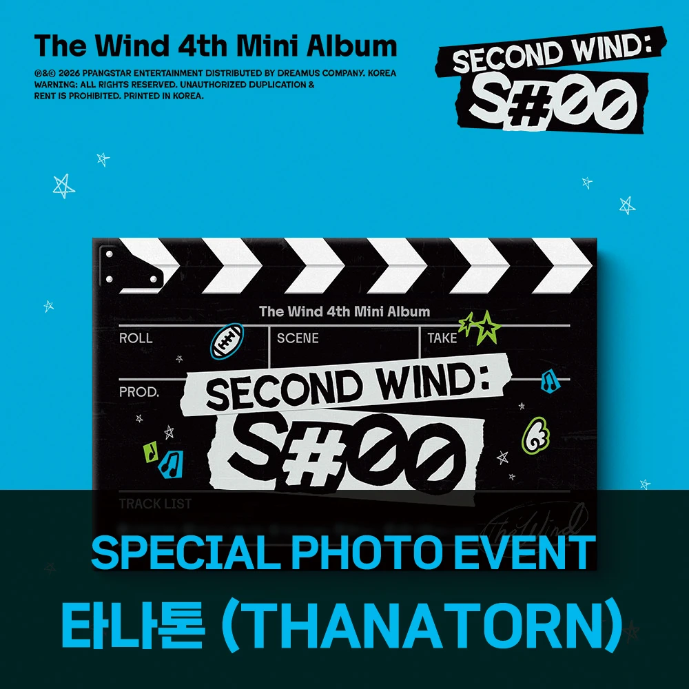 TANATHON [10/2 Special Photo Event] The Wind - Mini Album 4 [Second wind : S#00] (Photobook Ver.)