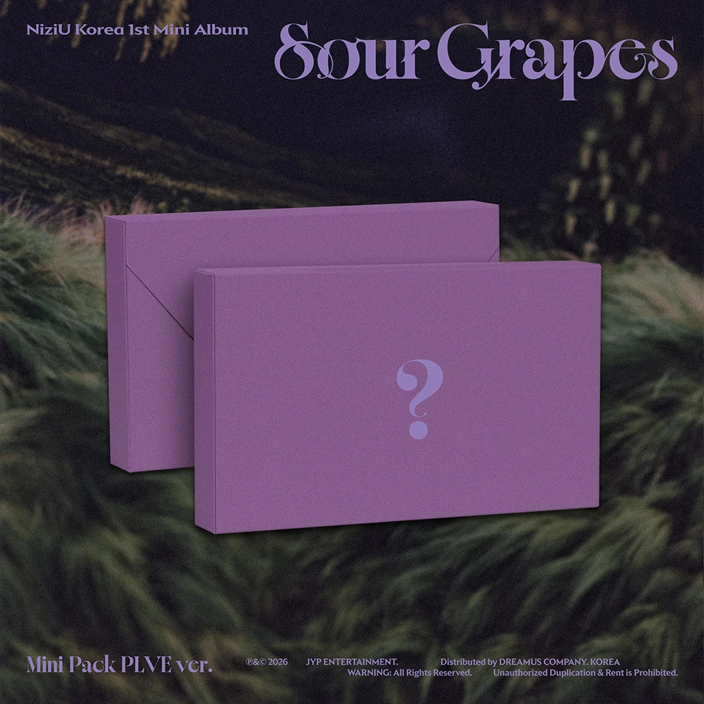 NiziU - Mini Album 1 Sour Grapes (Mini Pack PLVE ver.)