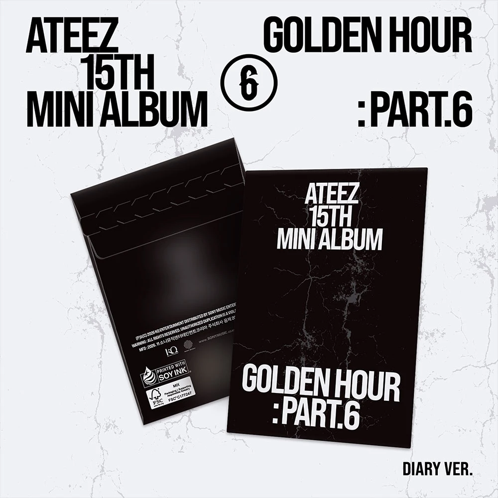 에이티즈 (ATEEZ) - GOLDEN HOUR : Part.6 (POCAALBUM / DIARY VER.)