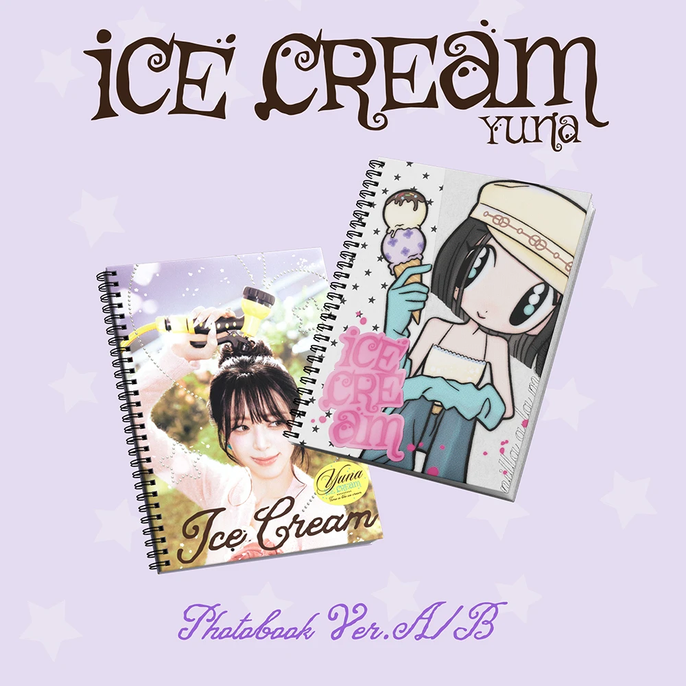 Apple Bonus, Set/2 Album EA YUNA (ITZY) - [Ice Cream] Photobook Ver.