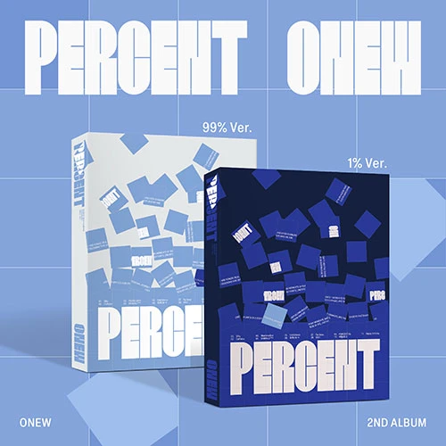 ONEW - Second Studio Album [PERCENT] 2 Album SET (Photobook Ver.)