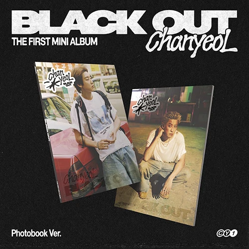 Set 2 Albums: CHANYEOL - Mini Album [Black Out] (Photo Book Ver.)