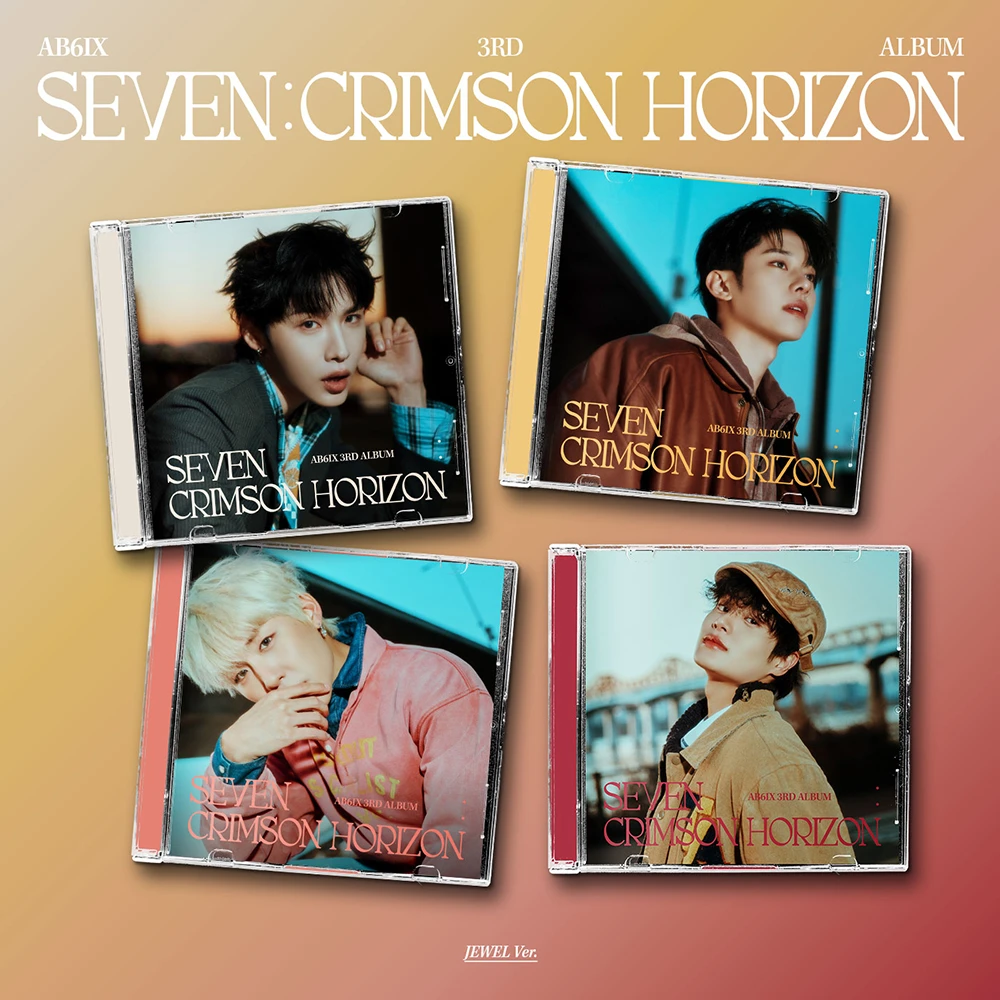 AB6IX - 3RD ALBUM [SEVEN : CRIMSON HORIZON] (JEWEL VER.) 4 Album SET