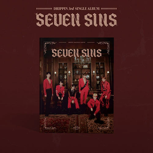 DRIPPIN - 3rd Single Album [SEVEN SINS] (Red ver.)