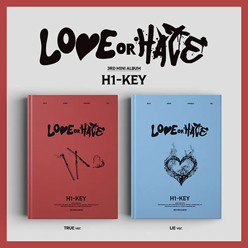 SET/2 Albums H1-KEY - 3rd Mini Album [LOVE or HATE]