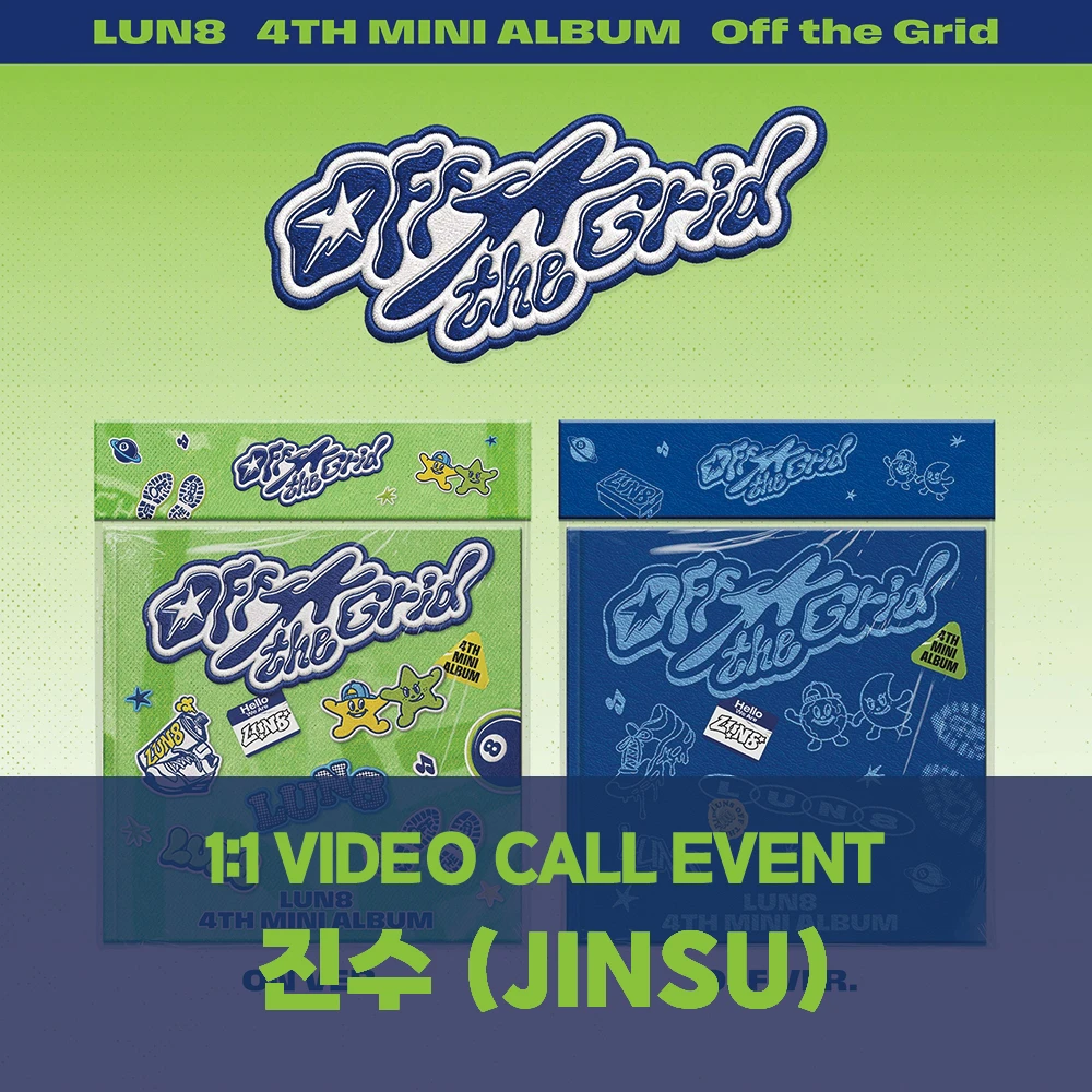 [Jinsu][10/18 Video Call] LUN8 - 4th Mini Album [Off the Grid] (ON Ver. / OFF Ver.)