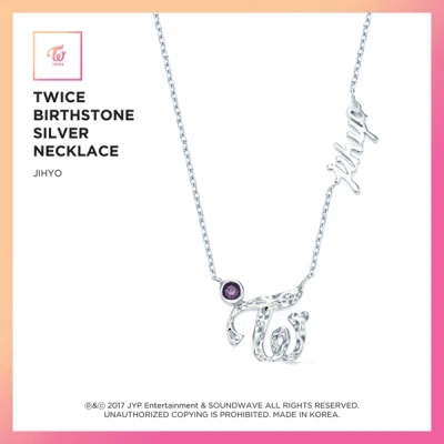 TWICE - JEWELRY COLLECTION LIMITED EDITION [BIRTHSTONE SILVER NECKLACE 9 EA / Jihyo]