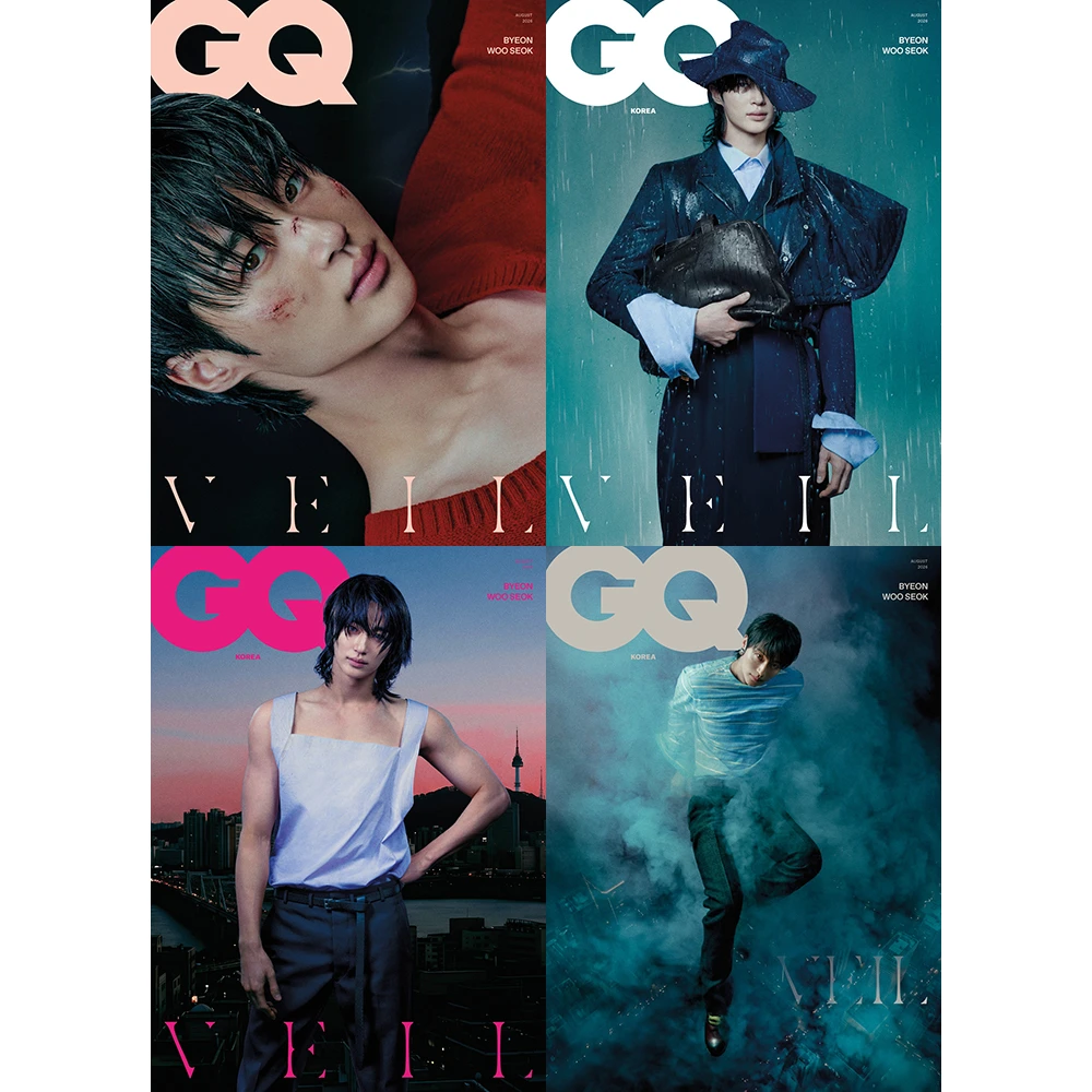 [SET/4 EA] GQ Korea August 2026 Cover: Byeon Woo Seok