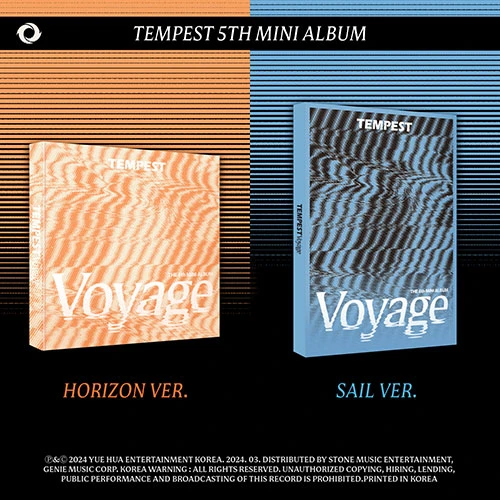 SET/Album 2 EA - TEMPEST - THE 5th MINI ALBUM [TEMPEST Voyage]