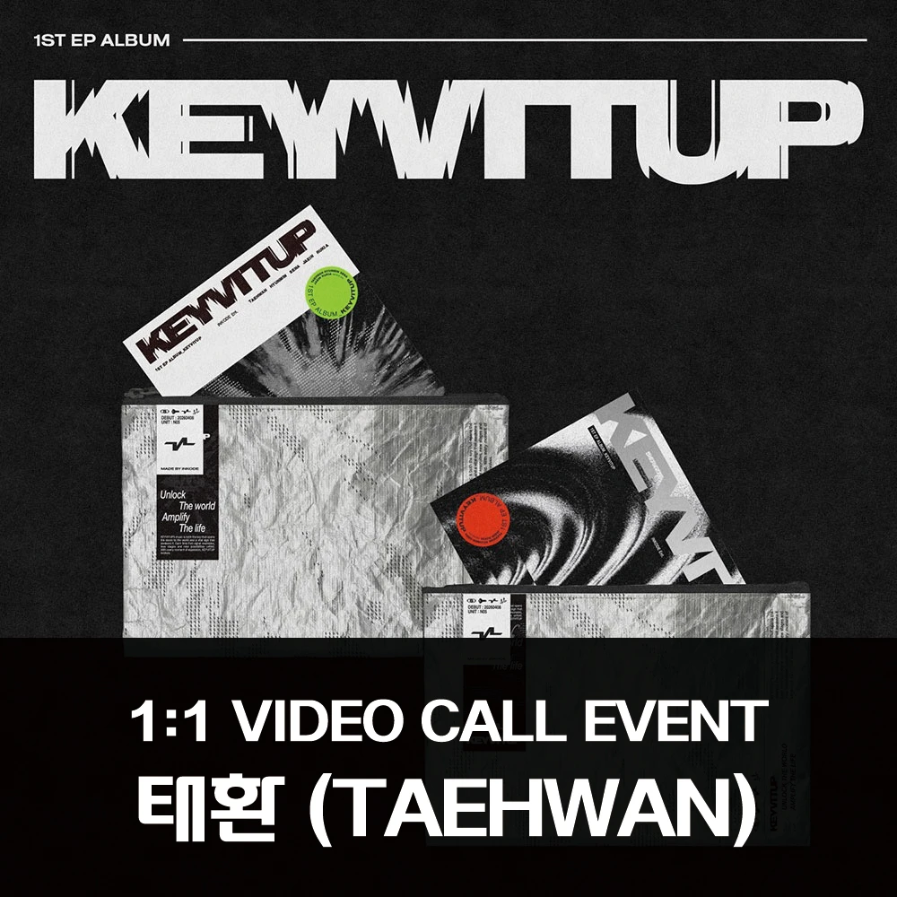 [TAEHWAN][8/23 Video Call] KEYVITUP - 1st EP Album [KEYVITUP]