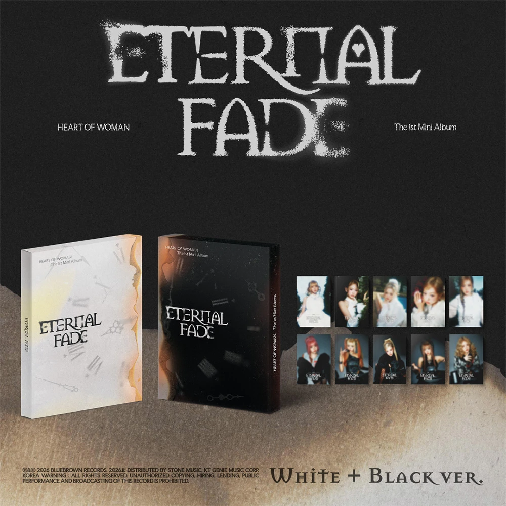 SET/Album 2 EA HEART OF WOMAN - Mini Album 1st ETERNAL FADE