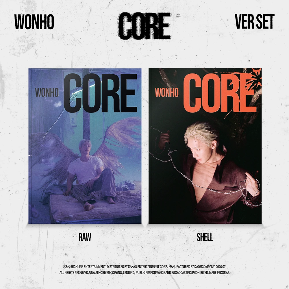 [7/26 In-Person Fansign] WONHO - EP [CORE] (Raw ver. / Shell ver.)