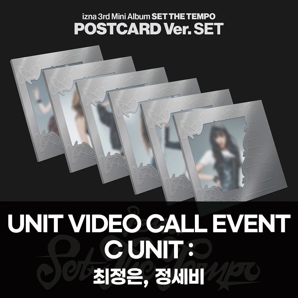 [Unit C][7/11 Video Call] izna - [SET THE TEMPO] POSTCARD Ver. (Random Ver.)