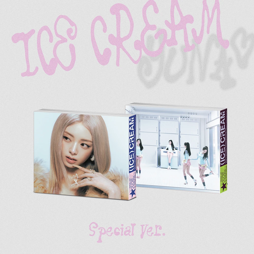SET (2 Albums) YUNA (ITZY) - [Ice Cream] SPECIAL Ver. A / B Ver.
