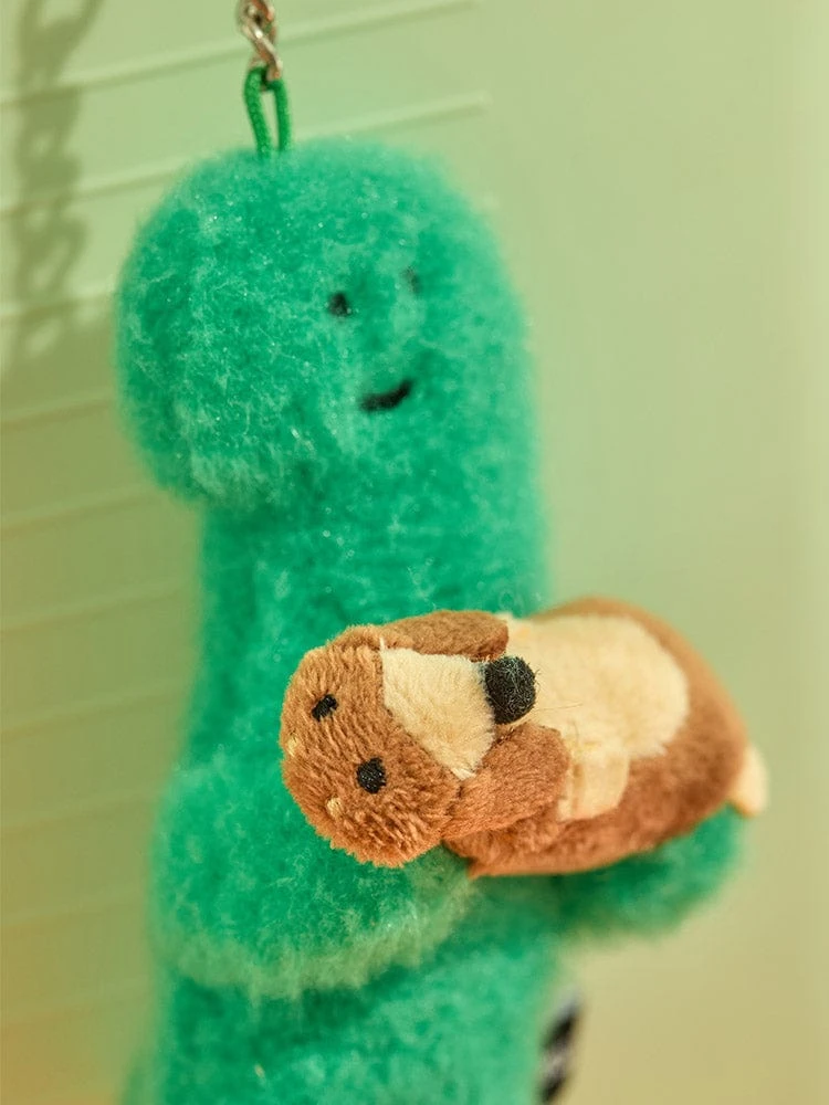 Joguman Brachiosaurus & Woody Throw Away Plush Keyring