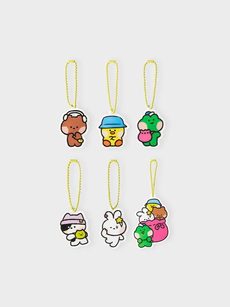 minini Lenini Adventure Acrylic Random Keyring