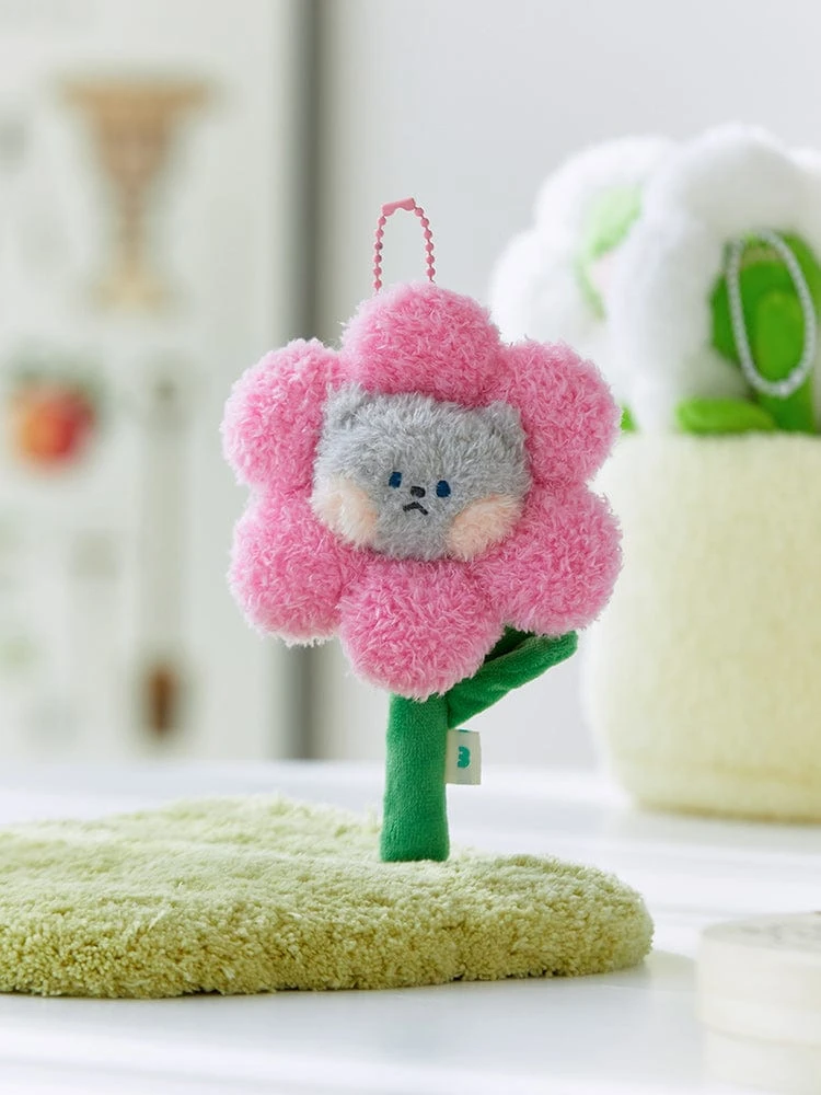 minini Flower Nyagi Plush Keyring
