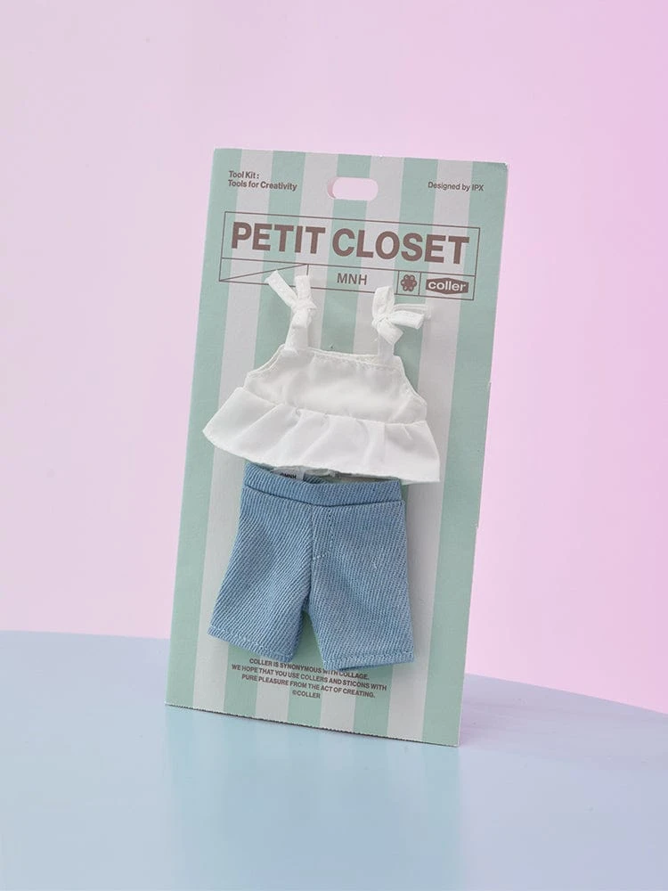 MNH 25 FW Petite Closet Flare Top Denim