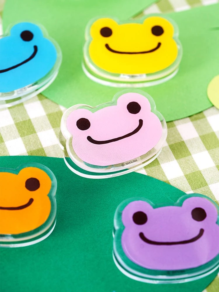 Pickles the Frog Face Magnet Clip