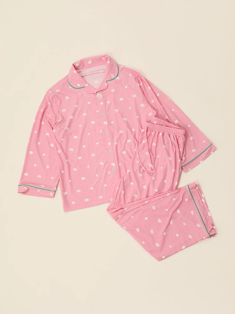 ZO&FRIENDS ZOA LUCKY SHOP Pink Pajama Set