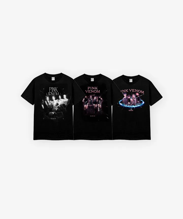 BLACKPINK [PINKVENOM] BLACKPINK PHOTO T-SHIRTS (Weverse)