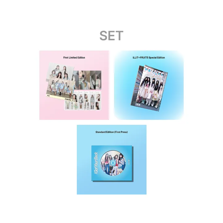 ILLIT Japan 2nd Single ‘I Got Your Back’ 3 SET (Weverse)