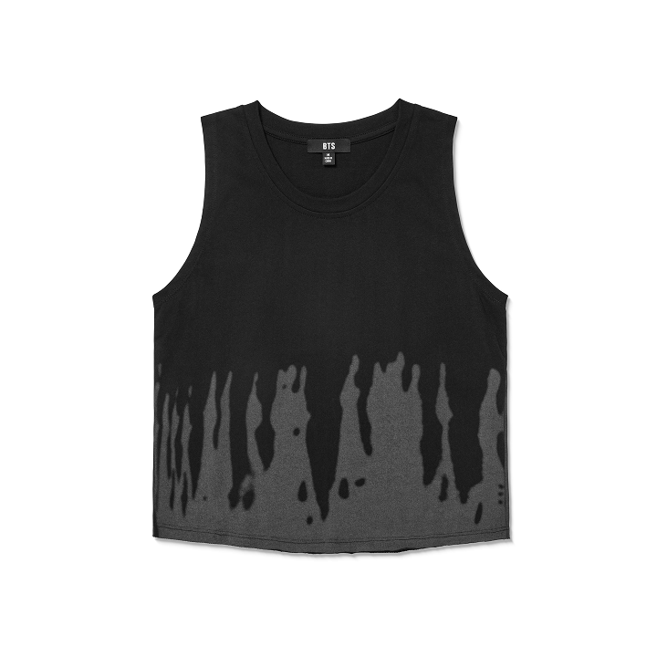 BTS Sleeveless_T-Shirt_Crop Fit (Black) (Weverse)