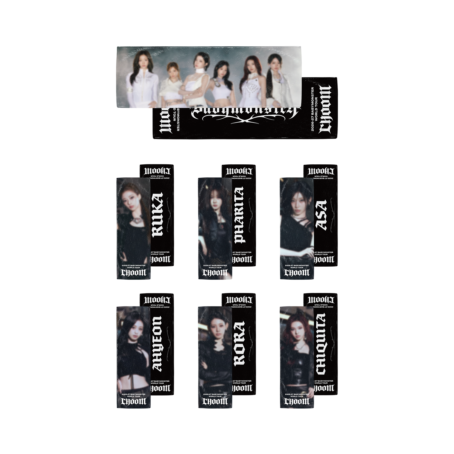 [CHOOMTOUR] BABYMONSTER TOUR SLOGAN TOWEL (Weverse)