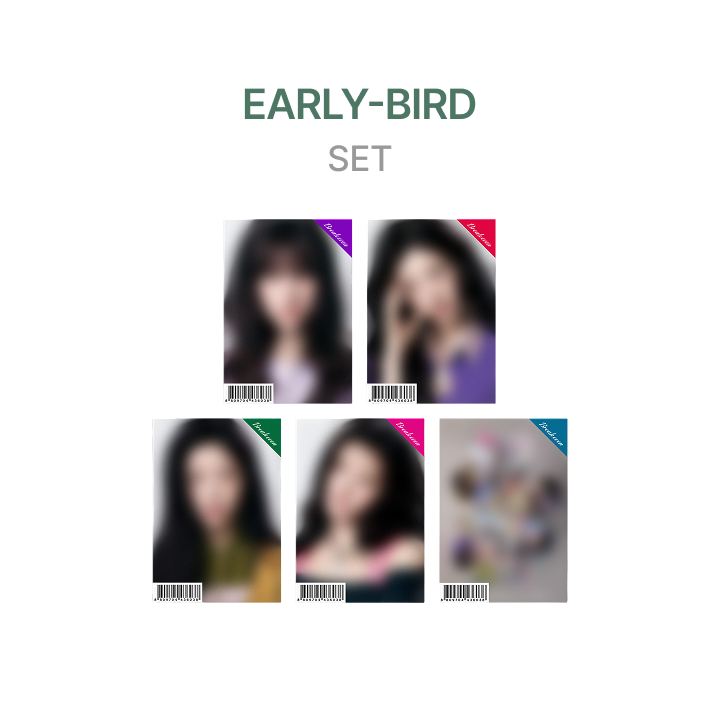 ILLIT [EARLY-BIRD] 5th Mini Album 'BREAK EVEN' (GLLIT ver.) (Set) (Weverse)