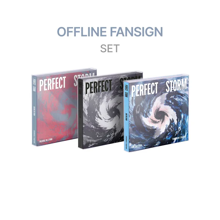 TXT [OFFLINE FANSIGN] 9th Mini Album 'PERFECT STORM' (Set) (Weverse)