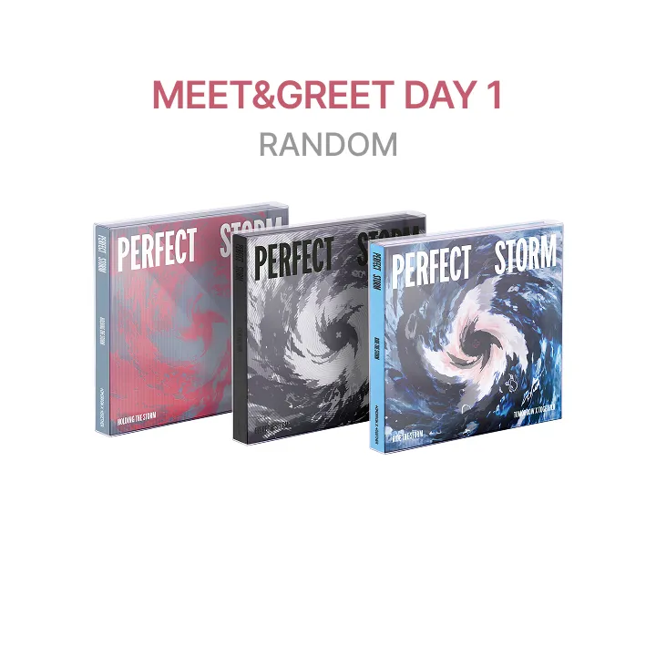 TOMORROW X TOGETHER TXT [MEET&GREET DAY1] 9th Mini Album 'PERFECT STORM' (Random) (Weverse)